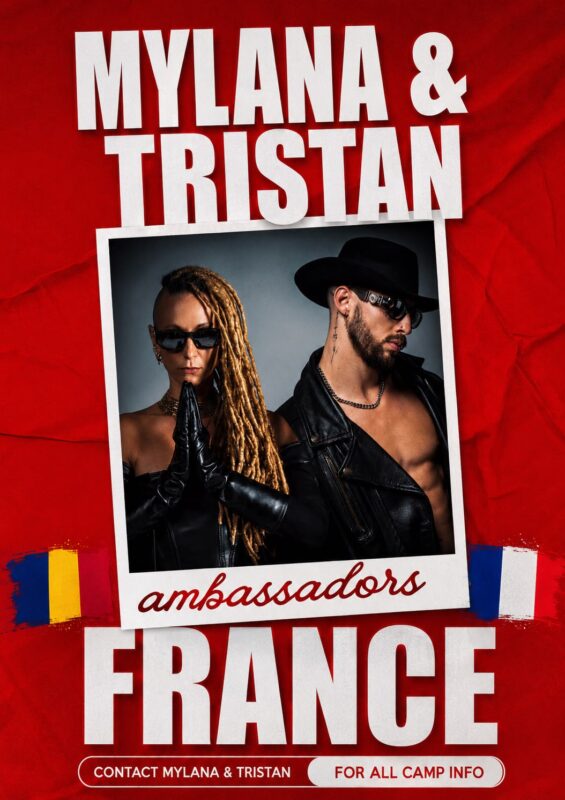 Mylana et Tristan, ambassadeurs de la France au Dancehall Camp 2026 en Roumanie.